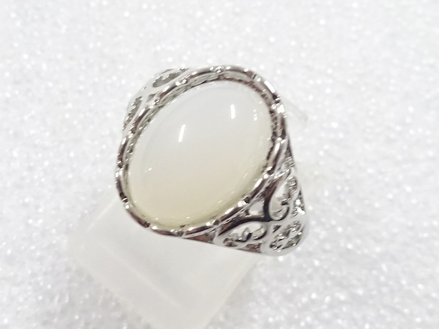 JAPANESE KIMONO / ANTIQUE COLORED STONE RING (SIZE 11.5)